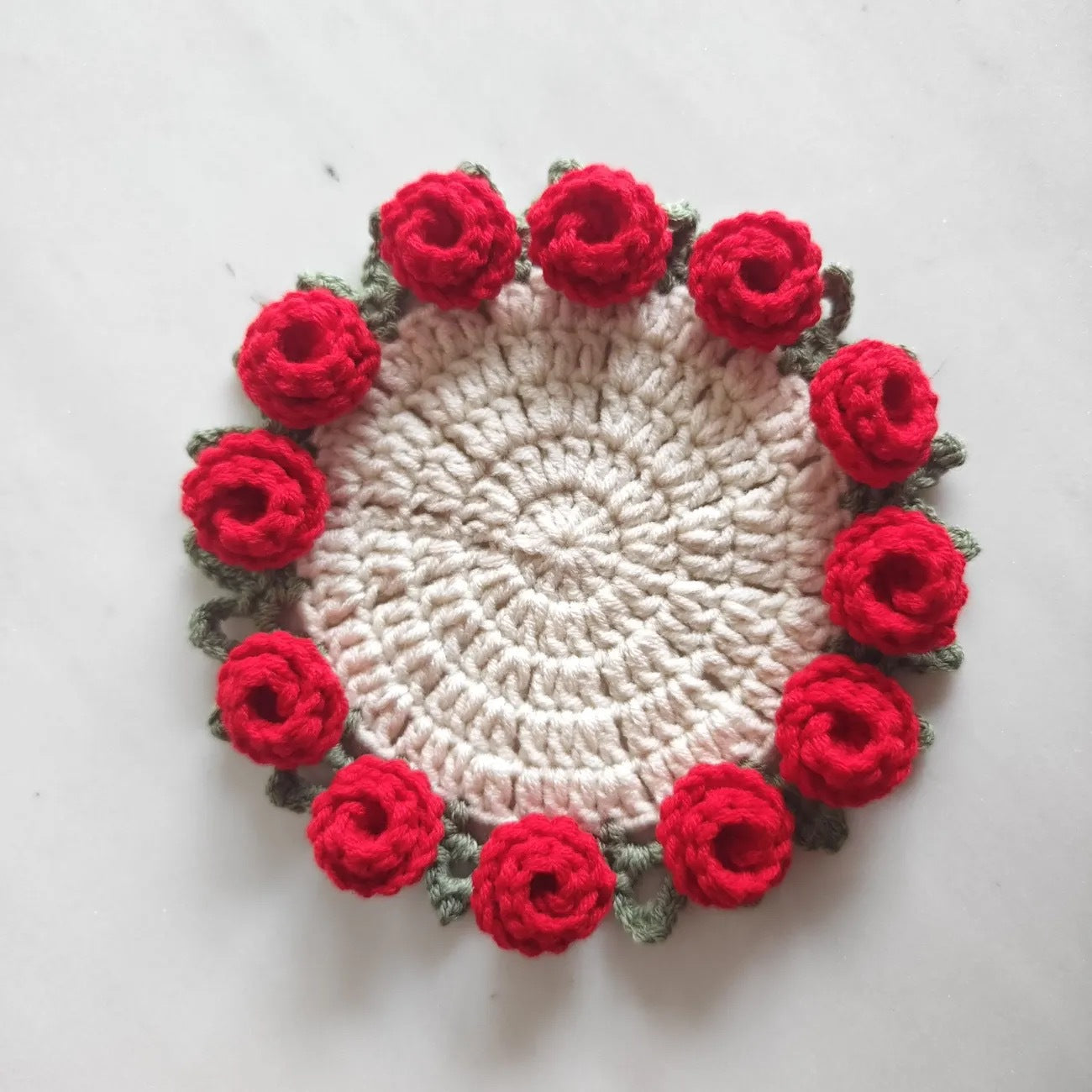 Flowers Soft Decorative Coasters