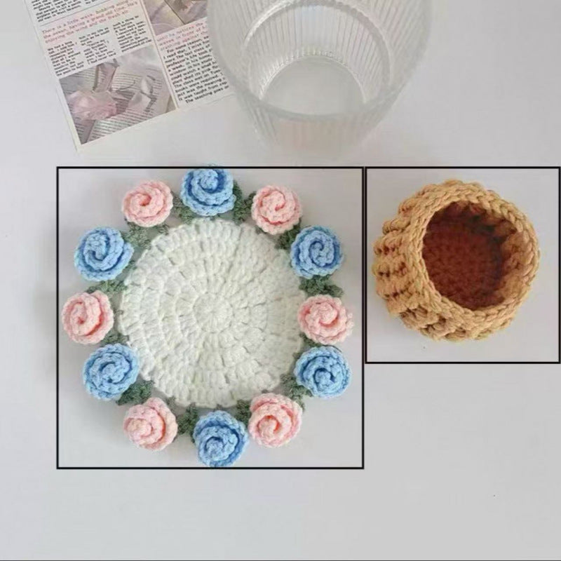Flowers Soft Decorative Coasters