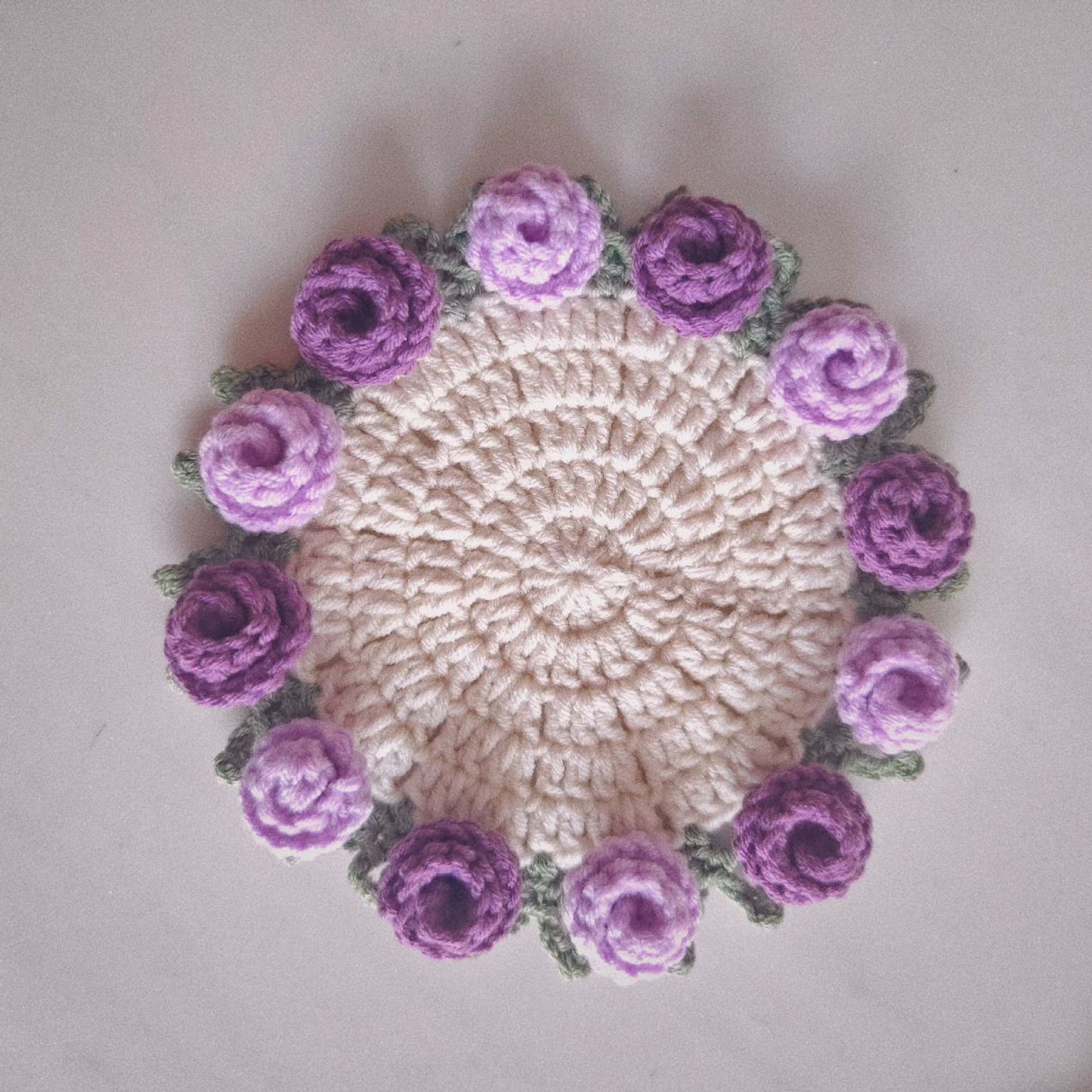 Flowers Soft Decorative Coasters